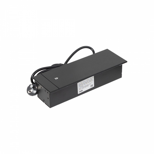 Выдвижной удлинитель Hollander, 2 розетки, 2xUSB, HDMI, LAN, черный AKS_1