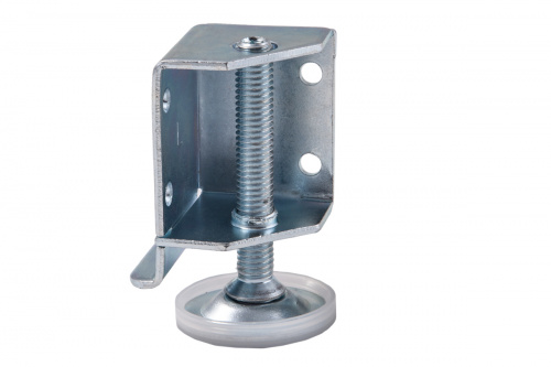 Опора регулируемая М8 угловая с поддержкой боковины левая (1 компл. = 1 боковина, 1 рег. винт) AKS_1