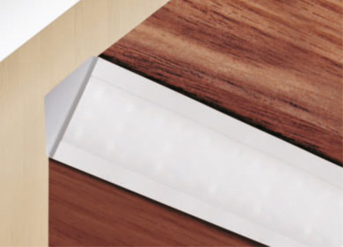 Профиль алюминиевый угловойTri-Line (Starline Opal) (длина 2м), HLT_2