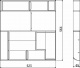 Вкладыш 60/550 шуфлядный металлический Organizer нержавеющая сталь (523*564*65) AKS_preview_1