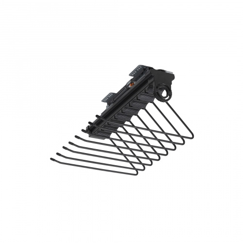 Выдвижная вешалка для брюк крепл.верх., черный AKS_3