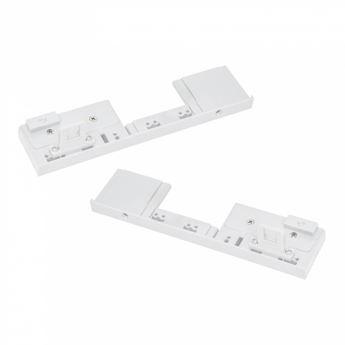 Держатель передней стенки внутреннего ящика H=175 Slimbox STAR белый с рейлингом на фасаде_1