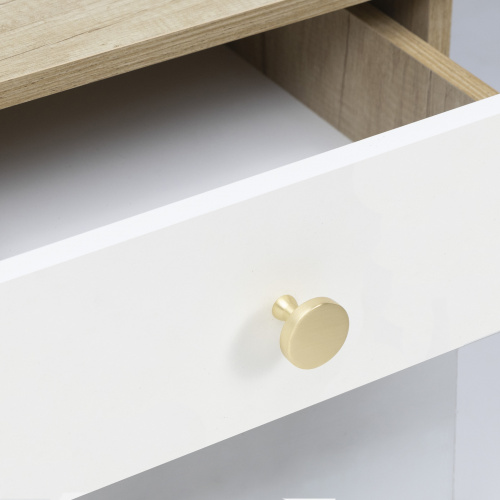 Ручка меб. кнопка мет. UNITY, брашированное золото, AKS_5