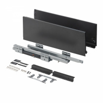 Система ящиков Slimbox Evolution L-300 H=167 графит SOFT CLOSE ДСП16мм фотография