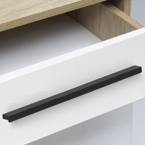 Ручка меб. скоба алюм. PIANO 320/342 черный матовый, AKS тип 2_4