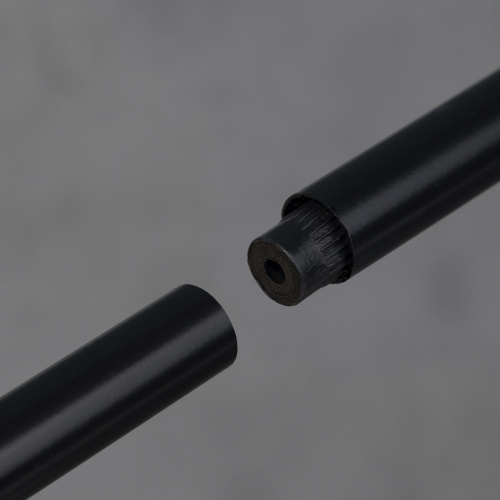 Соединитель пластиковый трубы d16 черный AKS_3