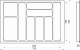 Лоток для столовых приборов 800 TR-02 (735～680*430～390*55), белый AKS_preview_1
