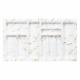 Лоток для столовых приборов 900 MARBLE 830*485, бело-золотой мрамор AKS_preview_1