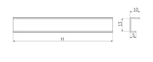 Заглушка к цоколю мебельному ПВХ h=100 белый глянец THERMOPLAST (1105)_2