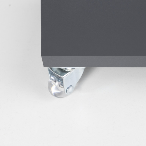 Колесо меб. CRYSTAL/1 d35 h51 с площадкой, прозрачный AKS_3