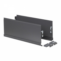 Комплект ультратонких боковин Qtype Evolution L-400 H=148 графит ДСП16мм фотография