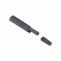 Механизм push-to-open наконечник с фиксацией накладной серый AKS PLUS фотография