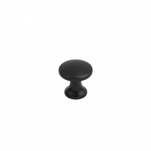 Ручка меб. кнопка мет. ONLY черный матовый, AKS_1