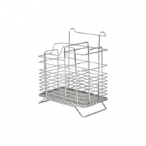 Корзина на трубу d16 для столовых приборов CWJ301 хром AKS фотография