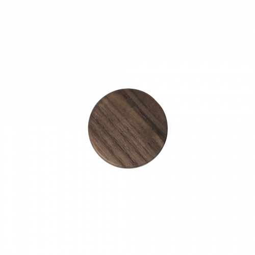 Ручка меб. кнопка деревянная TERRA орех, AKS_3