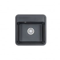 Мойка кварцевая, квадратная, ST-5001, 500*500мм, графит, Granula Мойка кварцевая, квадратная, ST-5001, 500*500мм, графит, Granula