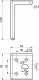Опора меб. мет. WALL h120 матовое золото AKS_preview_1