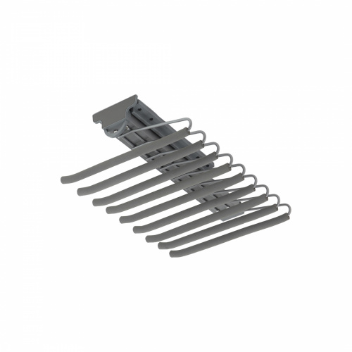 Выдвижная вешалка для брюк BRUNO крепл.верх./правое 340*470*130, графит PRIME by AKS_1