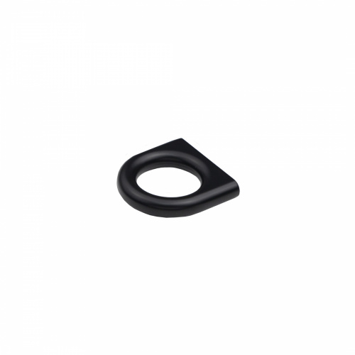 Ручка меб. кнопка мет. OLYMPIA черный матовый, AKS_1