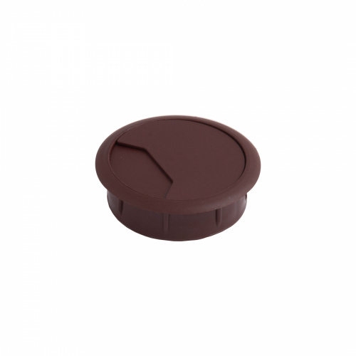 Пропуск кабельный пластик D60мм вишня (4079) LEBA_1