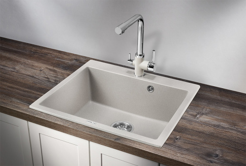 Мойка кварцевая, прямоугольная, GR-6001, 600*520мм, песочный, Granula_3