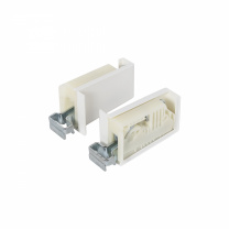 Навес кухонный регулируемый ABS левый+правый + белые заглушки PRIME by AKS фотография