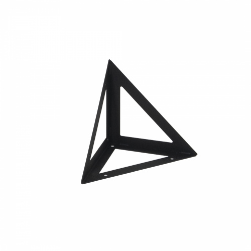 Полкодержатель мет. RISE 150*150*150*1.5 черный AKS_1