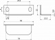 Планка ответная угловая к замку AKS увеличенная_preview_1