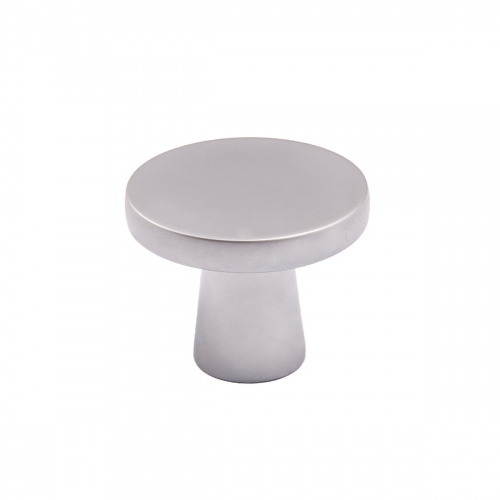 Ручка меб. кнопка мет. SOLO мат хром, AKS_1