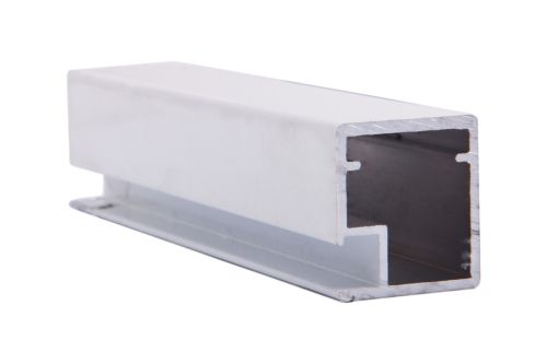 Профиль алюминиевый для рамочных фасадов Z-1 серебро (L-3500) AMIX_1