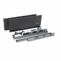 Система ящиков Slimbox AKS L-350 H=175 графит PUSH TO OPEN ДСП16мм фотография