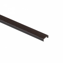 Профиль кромочный ПВХ C-18 венге (49) структурный EL-MECH-PLAST (2,6м)