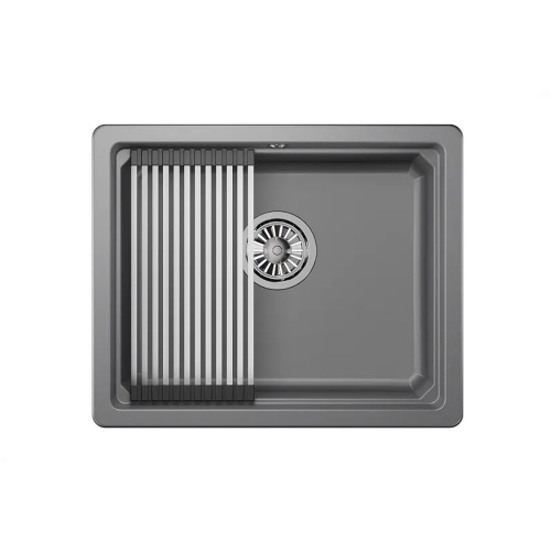 Мойка кварц, прямоугольная, KS-5501U, 550*450мм, алюминиум, под столешницу, Granula_1