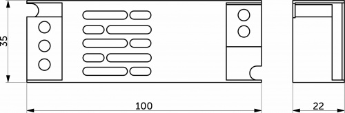 Блок питания Indoor 36W/12V, серия 4, компактный, AKS_2