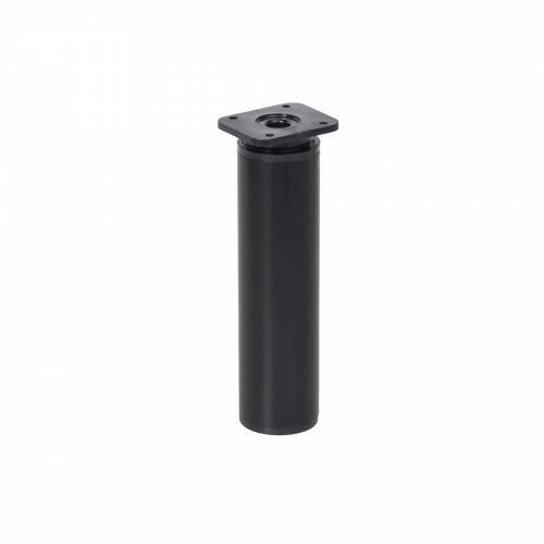 Опора меб. алюм. DAP-77 h150 с регул. черный матовый AKS_1