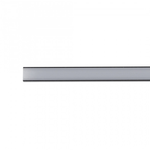 Профиль алюминиевый накладной NAVI-0806B с экраном, узкий, цвет черный, 2м, AKS_4