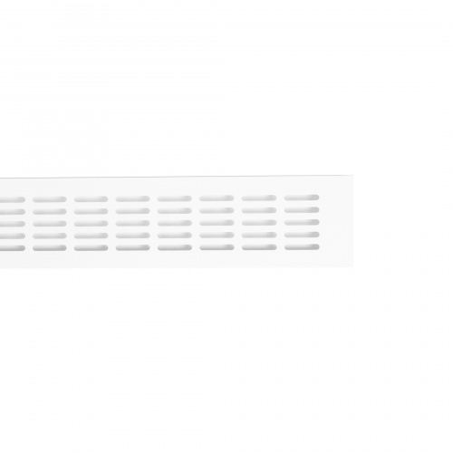 Решетка вентиляционная 800х80мм белая алюминий AKS_3