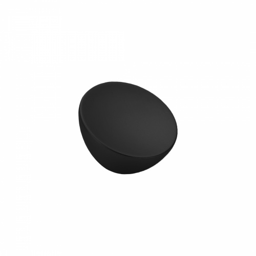 Ручка меб. кнопка мет. PINA черный матовый, AKS_1