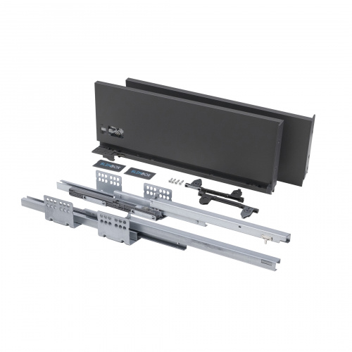 Система ящиков Slimbox AKS L-500 графит высокий SOFT CLOSE H=175 ДСП 16мм_2