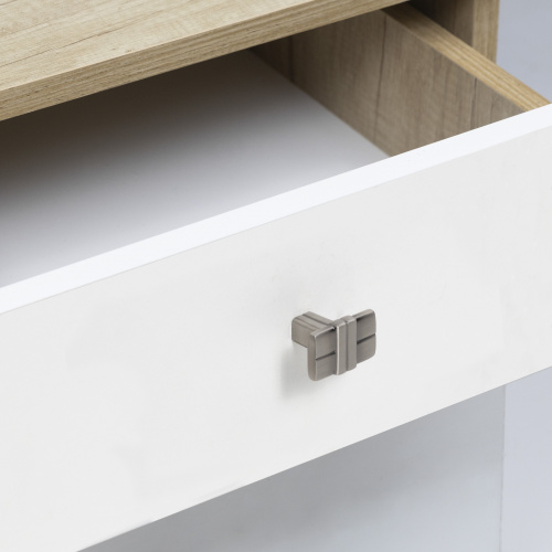 Ручка меб. кнопка мет. SANDRA шлифованный никель, AKS_4