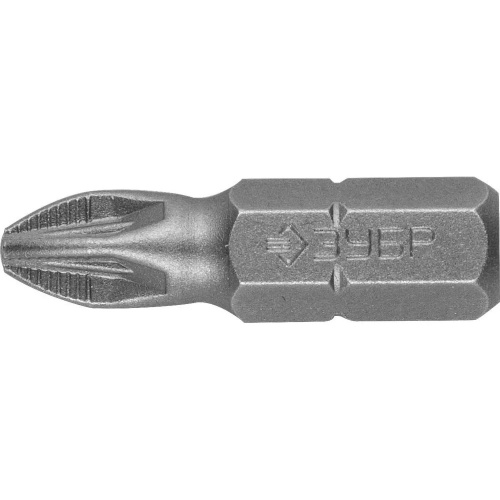Бита кованая PZ2, 25 мм, МС ЗУБР ( 1 упак. = 2 шт.) _1