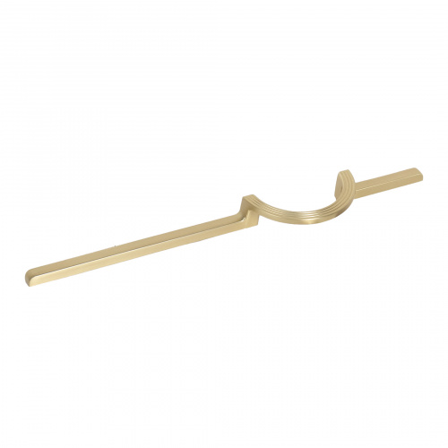 Ручка меб. скоба мет. ELEGANCA 256, брашированное золото, AKS_4