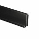 Профиль алюминиевый SENATOR черный муар горизонт нижн. L-6000 мм АЛЮТЕХ для узкой сис-мы _preview_1