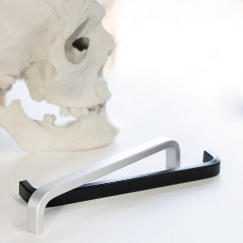 Ручка меб. скоба алюм. STRIPS 96/103 матовый хром, AKS_6