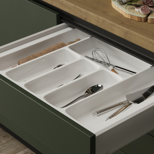 Лоток для столовых приборов 600 LINER 540*430, белый AKS_5