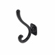 Крючок меб. двухрожковый мет. AКKORD черный матовый AKS_preview_1