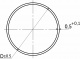 Труба d25 L-3000 (0,8кг/0,6мм), хром AKS_preview_1