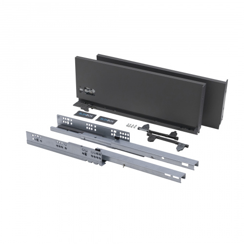 Система ящиков Slimbox L-300 H=175 PUSH TO OPEN ДСП16мм графит_3