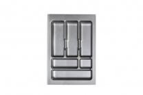 Лоток для столовых приборов 400 COMFORT (335*490), металлик РП фотография