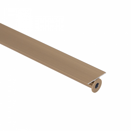 Выравниватель декоративный для мебельных дверей L-2100 -2440 мм бронза AKS_1